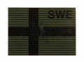 Sverige Patch IR RAL7013 Vävd