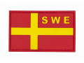 SWE Skånsk PVC flagga Stor 7cm