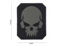 PVC velcro Skull Black/Grey