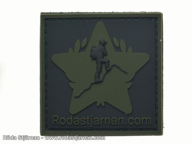 Röda Stjärnan PVC Patch kardborre Covert