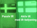 REDeye Svensk flagg IR 89X51 Svart