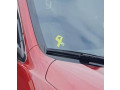 Yellow Band Bumper sticker with text