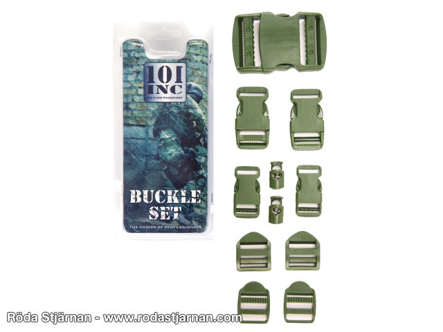 101INC Buckle Set Grön