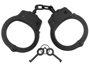 MFH Handcuffs with Chain Black