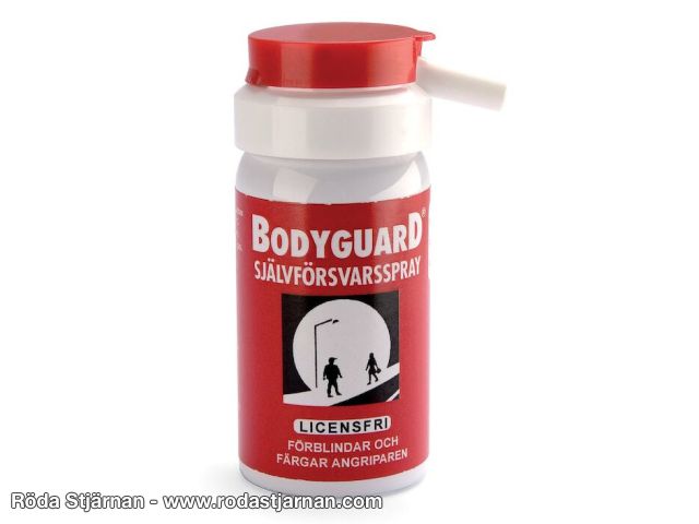 Bodyguard Defence Spray Rød forsvarsspray