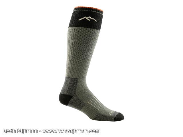 Darn Tough Hunting over the calf extra cushion grønn sokker