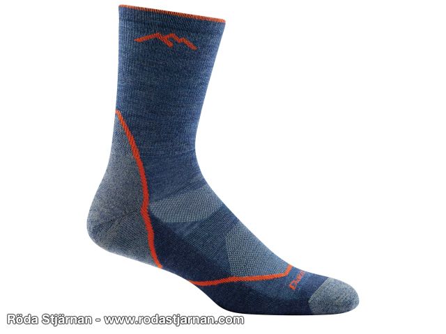 Darn Tough Light Hiker Micro Crew Light Cushion Denim sokker