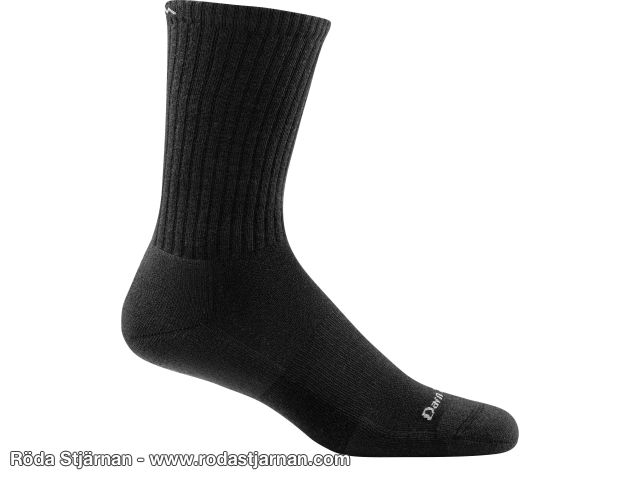 Darn Tough The Standard Crew Lightweight Lifestyle Sock Svart