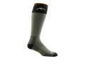Darn Tough Hunting over the calf extra cushion grön strumpor