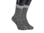 Zokks Kraftig polarsocka med alpackaull antracitgrå