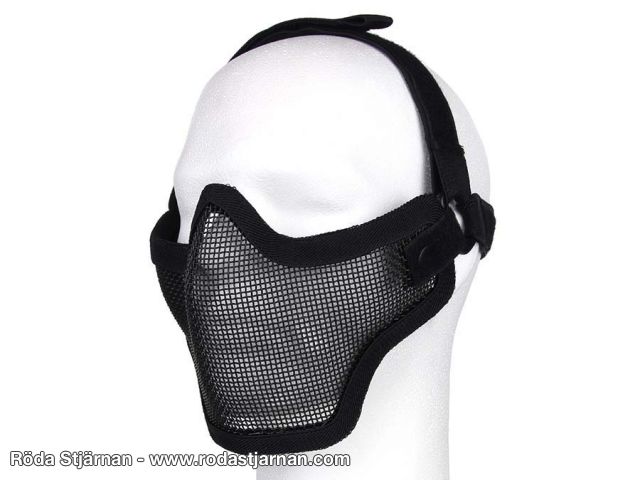 101INC Airsoftmask i metall svart