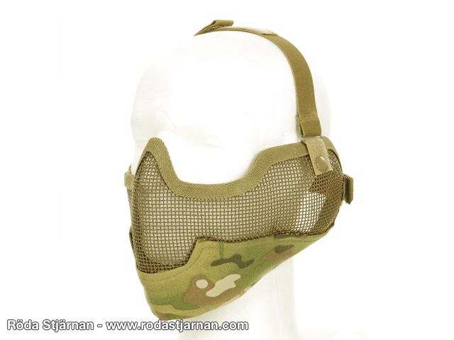 101INC Airsoftmask med öronskydd Multicamo