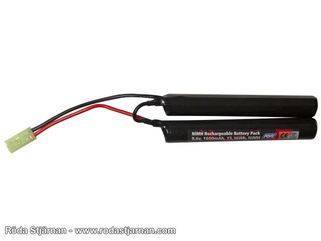 ASG 9.6V 1600 mAh Cranestock NiMh