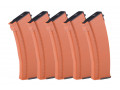 E&L AK74 5-pack 120rd mid-cap Orange