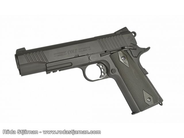 Colt 1911 Rail Blackened CO2 GBB