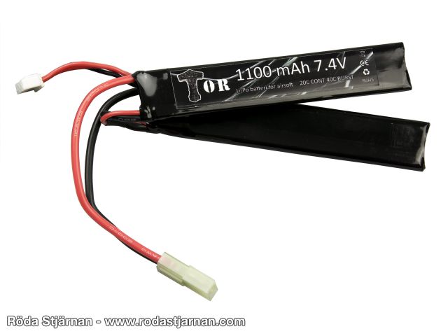 TOR LiPo 7.4V 1100 mAh 20/40C Nun Chuck