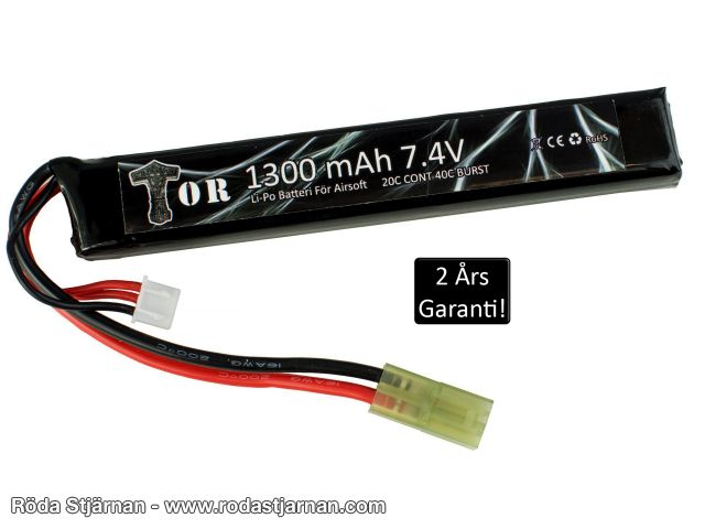 TOR LiPo 7.4V 1300 mAh 20/40C