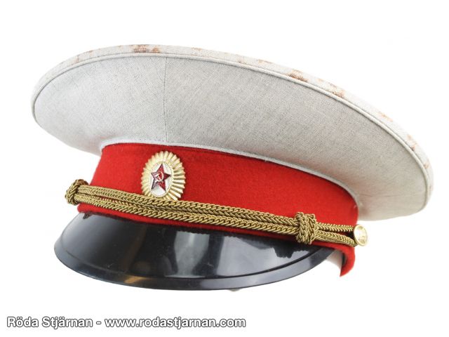 Sovjetiskt Officer Militia skärmmössor