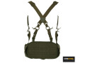 101INC Combat Belt med Suspenders Grön