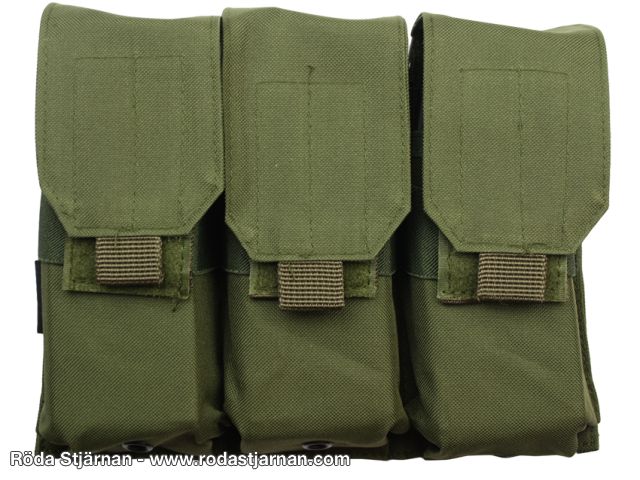 101INC Magazine Pouch Triple M4 Green pouches