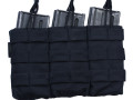 101INC Open Top Triple Magazine Pouch M4 Black