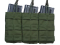 101INC Open Top Triple Magazine Pouch M4 Green