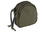 101INC round belt pouch with double compartments