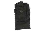 101INC Small Radio Pouch Open Black