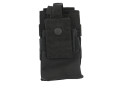 101INC Small Radio Pouch Open Black