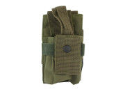 101INC Small Radio Pouch Open Green