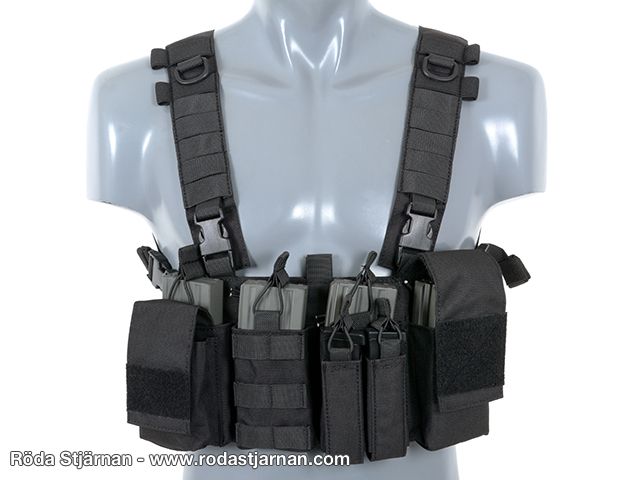 Buckle Up Chest Rig Black combat vests