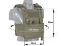 Buckle Up combat vest Laser-Cut ranger green combat vests
