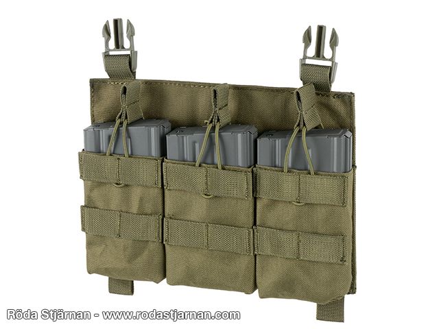 Buckle Up Triple 7.62 OD pouches