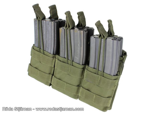 Condor MOLLE Triple Stacker M4 Pouch OD pouches