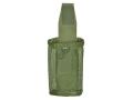 Dump pouch for magazines with mesh olive green pouches