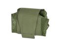 Dump pouch for magazines with mesh olive green pouches