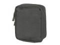 Large laser-cut MOLLE multi-purpose pouch – black pouches
