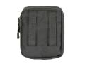 Large laser-cut MOLLE multi-purpose pouch – black pouches