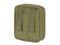 Large laser-cut MOLLE utility pouch – olive green pouches