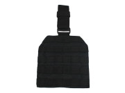 Leg plate MOLLE Black