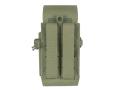 Magazine pouch DMR SR25/7.62mm Laser-Cut olive green pouches