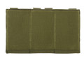 Magazine Pouch Elastic Triple Green