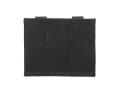 Magazine Pouch Elastic Triple Pistol Black pouches