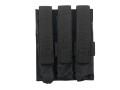 Magazine pouch MOLLE Triple MP5 Black pouches