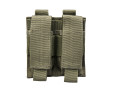 Mil-Tec Double Pistol Magazine Pouch Green