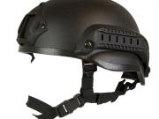 Mil-Tec MICH 2002 Rail velcro Black