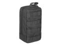 Multi-purpose pouch upright MOLLE black pouches