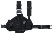 Pistol leg holster MOLLE Left Black