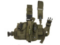 Pistol leg holster MOLLE Left Green