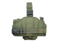 Pistol leg holster MOLLE Right Green holsters